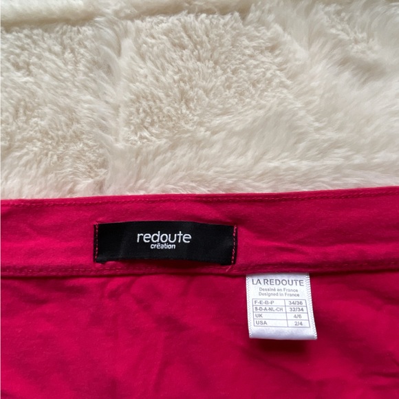 Bright Pink Mini Skirt - Women's Wrap Style - Picture 2 of 5